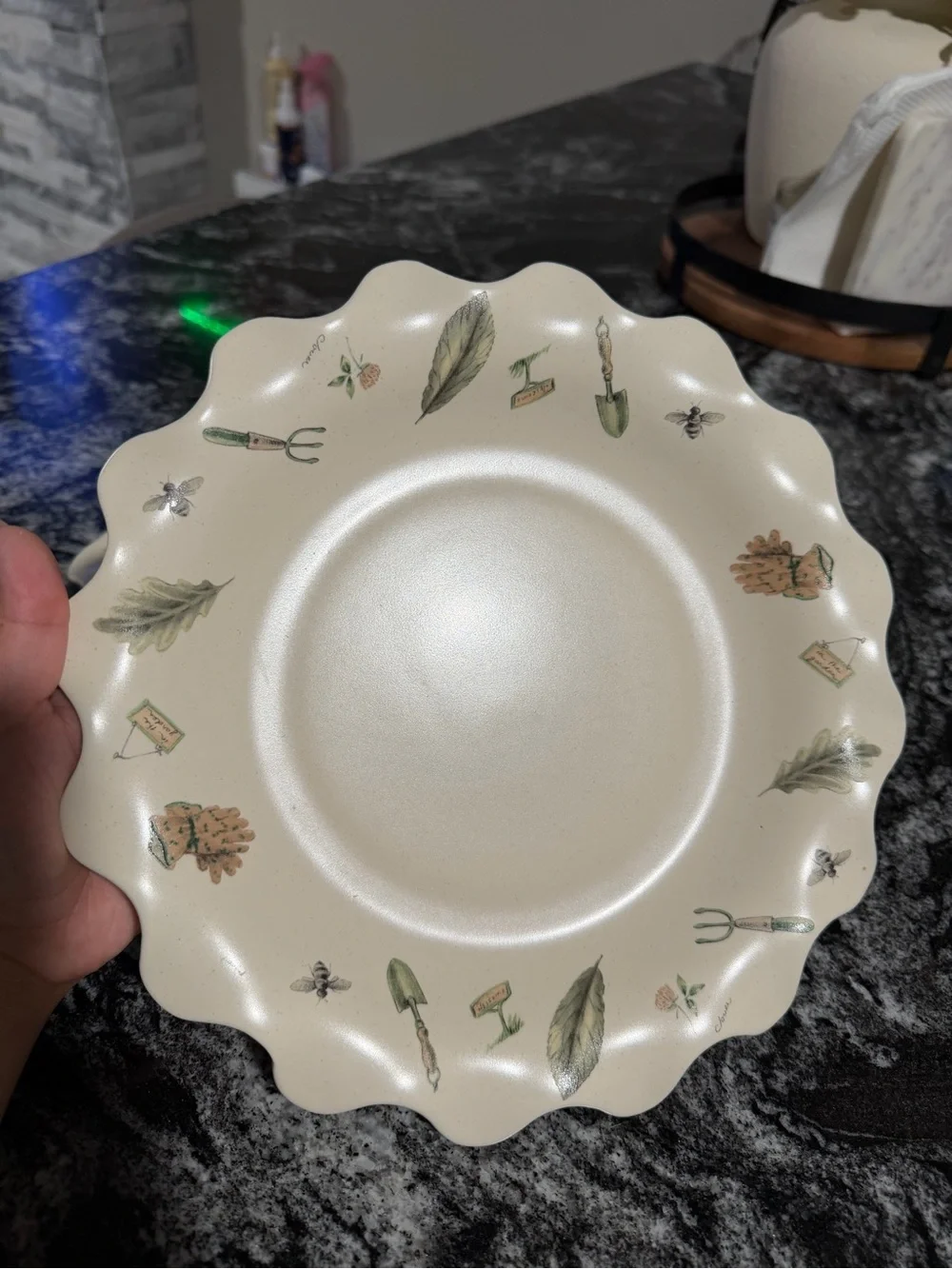 Vintage Pfaltzgraff Naturewood stoneware dinner plates